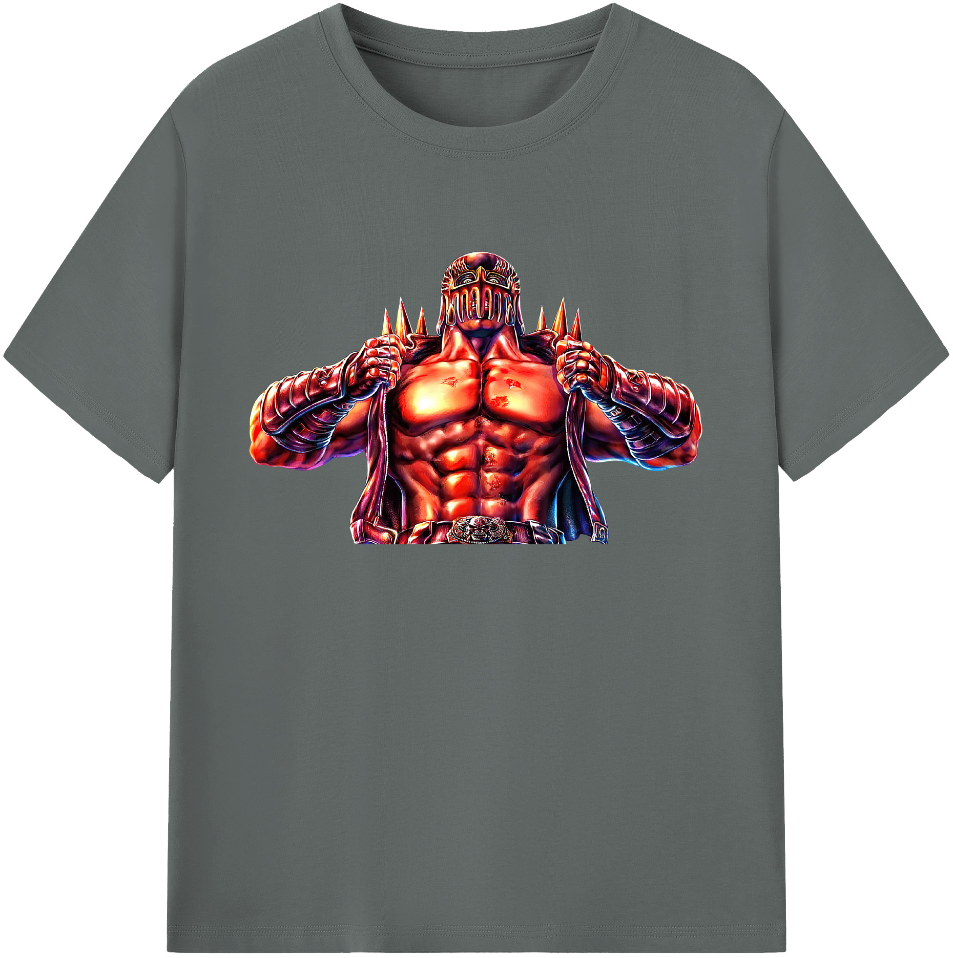 （画像用） 北斗の拳 Fist of the North Star 綿100％ メンズ半袖Tシャツ｜肌触りやわらか＆通気性
